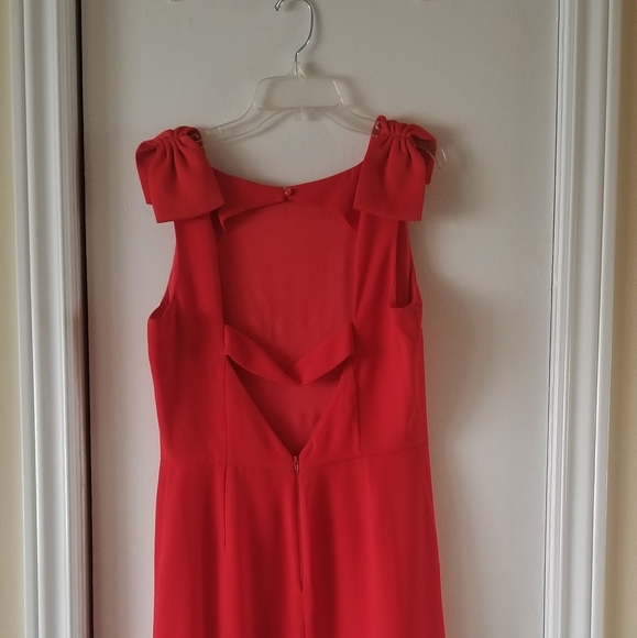 Dress - silk, red, new - Picture 3 of 5